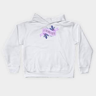 Just One More Chapter Banner Kids Hoodie